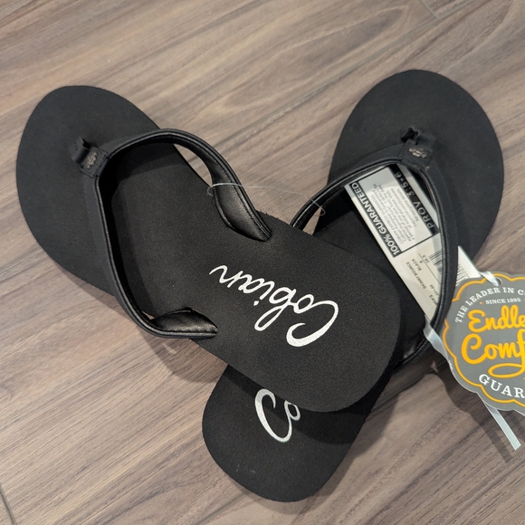 Cobian Black Flip Flops - Picture 4 of 4